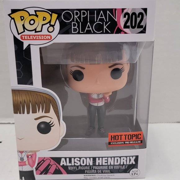 New Funko Pop Television Alison Hendrix Orphan Black 202 Figure Hot Topic 17+